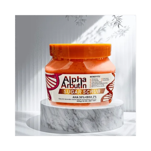 Alpha Arbutin Sugar Scrub AHA 30% + BHA 2% – Brightening Exfoliant