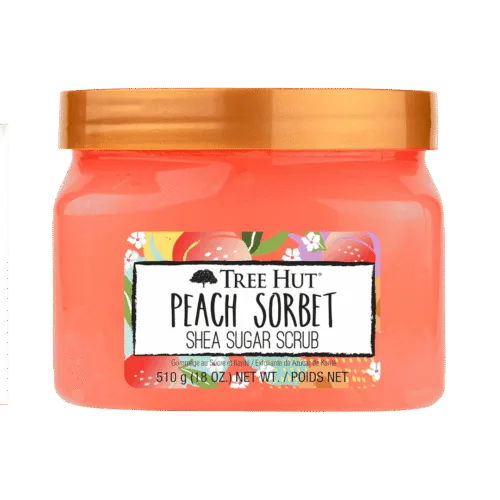Tree Hut Peach Sorbet Shea Sugar Scrub