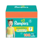 Pampers Swaddlers Size 7 – 100 Diapers with Ultra Comfort & Leak Protection