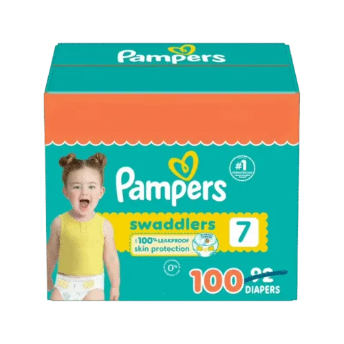 Pampers Swaddlers Size 7, 100 Diapers