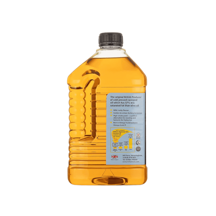 Hillfarm Extra Virgin Cold Pressed Rapeseed Oil - 2L - Image 2