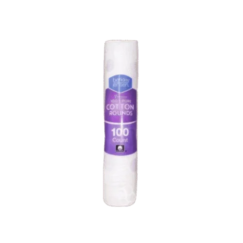 Berkley Jensen Premium Cotton Rounds – 100 Count, Quilted Lint-Free Pads for Makeup Removal & Toner Application, Available in Nigeria from CSI Grocery