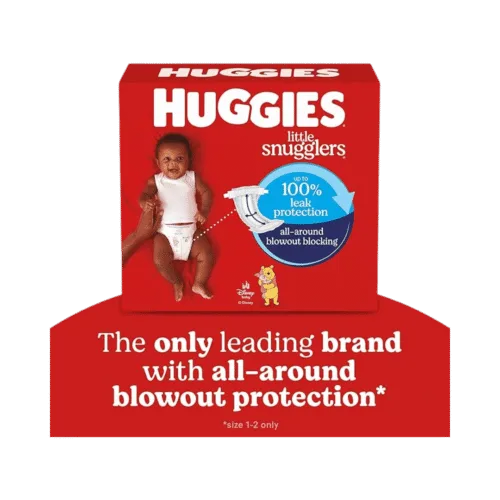 Huggies Little Snugglers Newborn Diapers – GentleAbsorb Liner & Leak Lock Protection Nigeria