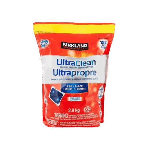 Kirkland UltraClean Laundry Detergent Pacs – 2.9kg