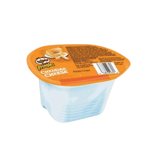 Pringles Cheddar Cheese Potato Crisps – 21g Cup, Stackable Chips with Bold Cheddar Flavour, Available in Nigeria from CSI Grocery