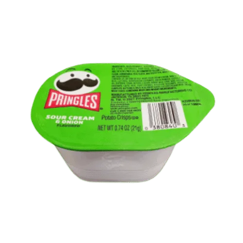 Pringles Sour Cream & Onion Potato Crisps – 21g Cup, Stackable Chips with Tangy Flavour, Available in Nigeria from CSI Grocery
