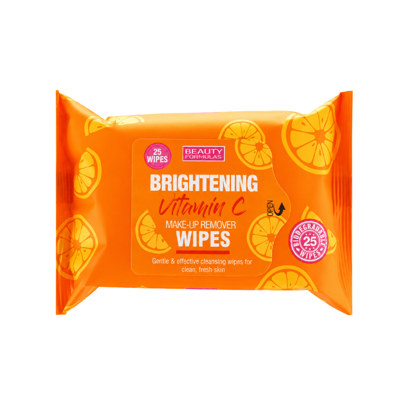Beauty Formulas Brightening Vitamin C Make-Up Remover Wipes