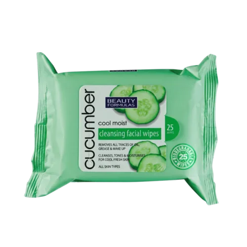 Beauty Formulas Cool Moist Cleansing Facial Wipe