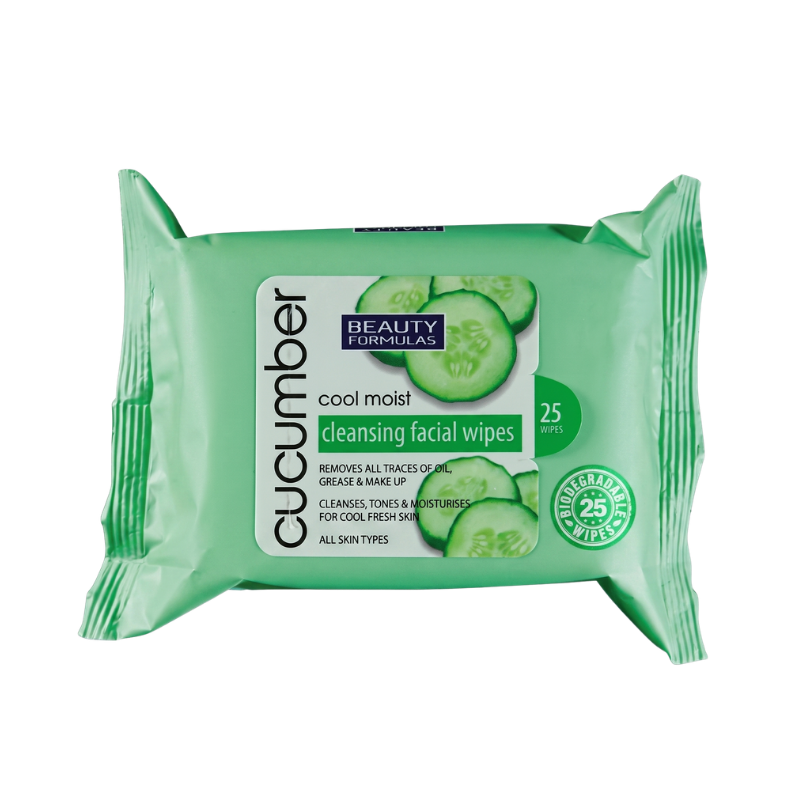 Beauty Formulas Cool Moist Cleansing Facial Wipe