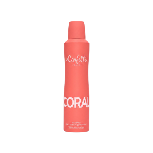 Confetti London Coral Deodorant Body Spray