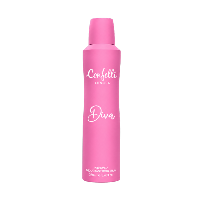 Confetti London Diva Deodorant Body Spray — 250ml