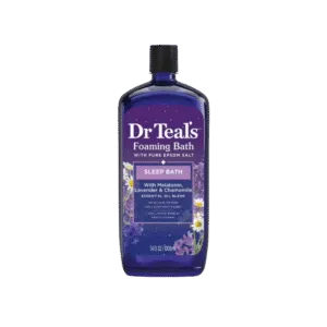 Dr Teal's Foaming Bath, Sleep Bath with Melatonin, Lavender & Chamomile Essential Oils, 34 fl oz