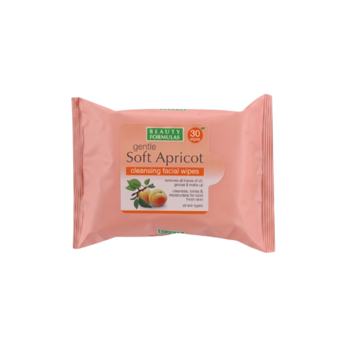 Beauty Formulas Gentle Soft Apricot Cleansing Facial Wipes