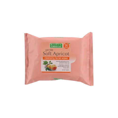 Beauty Formulas Gentle Soft Apricot Cleansing Facial Wipes