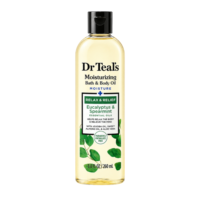 Dr Teal's Relax & Relief Bath & Body Oil — Eucalyptus & Spearmint