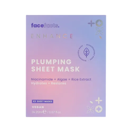 Face Facts Enhance Plumping Sheet Mask 3X – 20ml Each