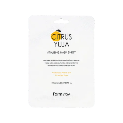 Farm Stay Citrus Yuja Vitalizing Mask Sheet – 23ml
