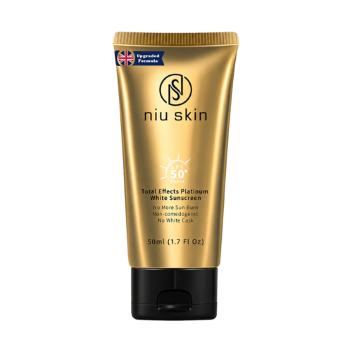 Niu Skin SPF 50+ PA+++ Total Effects Platinum White Sunscreen