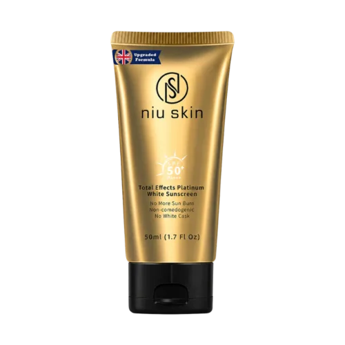 Niu Skin SPF 50+ PA+++ Total Effects Platinum White Sunscreen