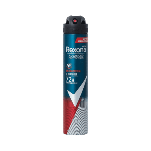 Rexona Men Antibacterial + Invisible 72H Deodorant Spray — 200ml