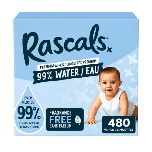 Rascals Premium Wipes 99% Water