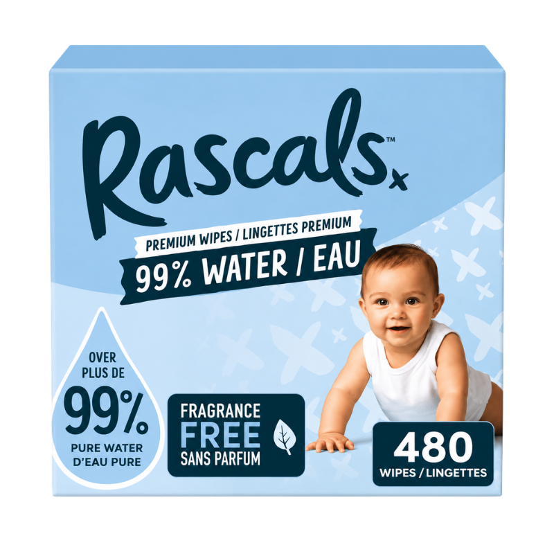 Rascals Premium Wipes 99% Water