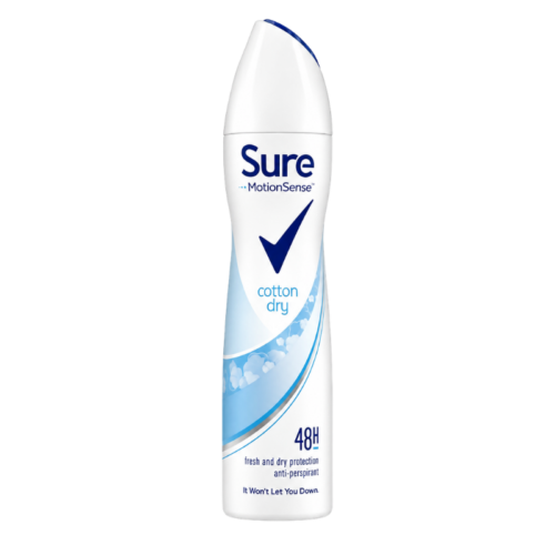 Sure Women Cotton Dry Anti-Perspirant Spray
