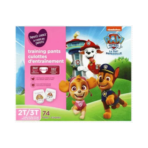 Parent’s Choice Training Pants 2T/3T — 74 Count Disposable Potty Pants