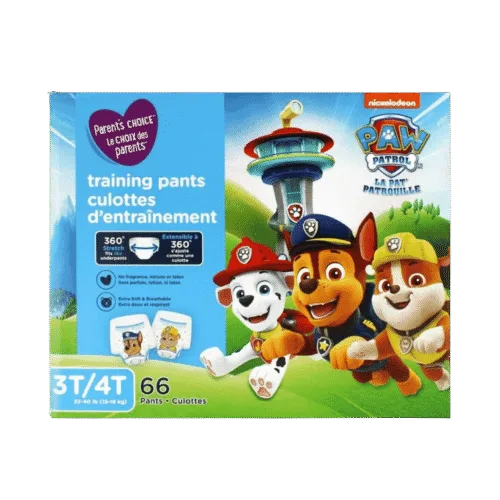 Parent’s Choice Training Pants 3T/4T — 66 Count Disposable Potty Pants