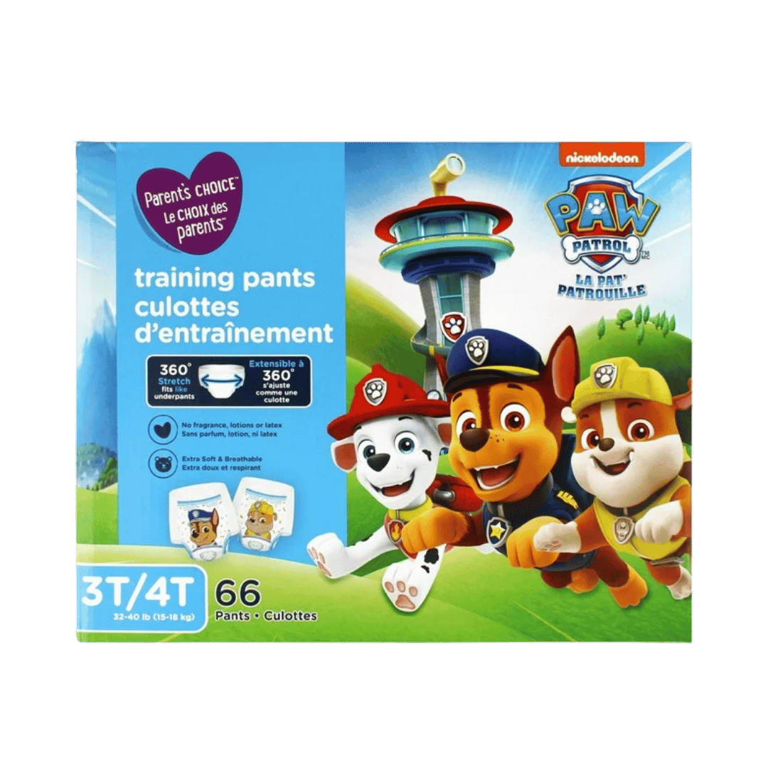 Parent’s Choice Training Pants 3T/4T — 66 Count Disposable Potty Pants