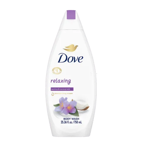 Dove Relaxing Jasmine & Coconut Milk Body Wash — 750ml