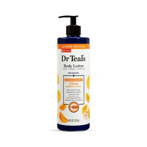 Dr Teal’s Glow & Radiance Body Lotion — Citrus Essential Oils 532ml