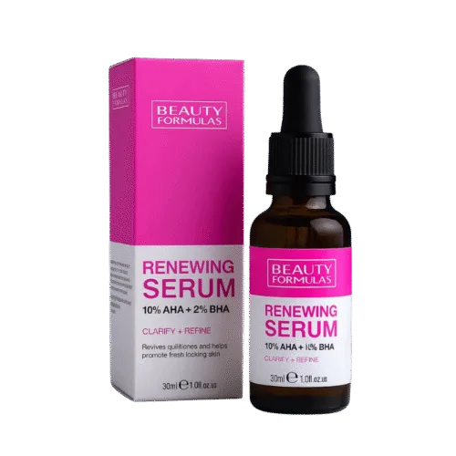 Beauty Formulas Renewing Serum 10% AHA + 2% BHA - 30ml