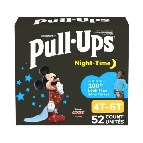 Huggies Pull-Ups Night-Time 4T-5T 52 Count Packaging
