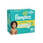pampers swaddlers size-6, 80counts