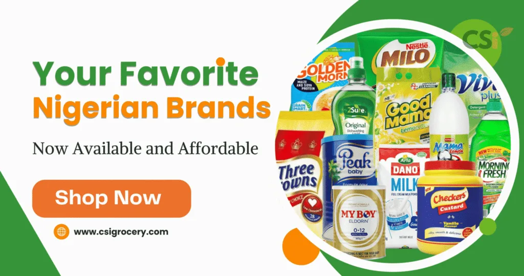 Nigerian grocery products