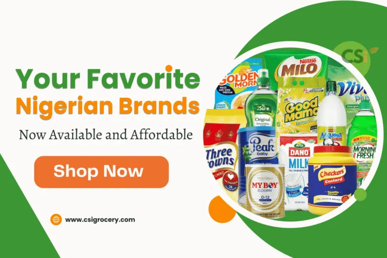 Nigerian products grocery brands mobile banner