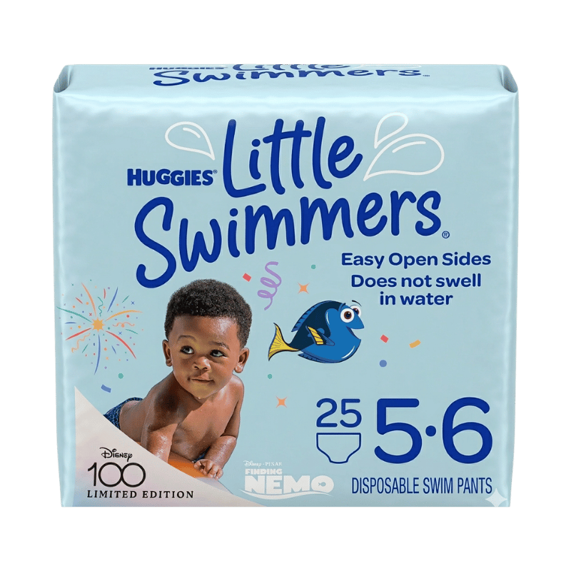 Huggies Little Swimmers Swim Diapers, Size 5-6 Large, 25 Ct