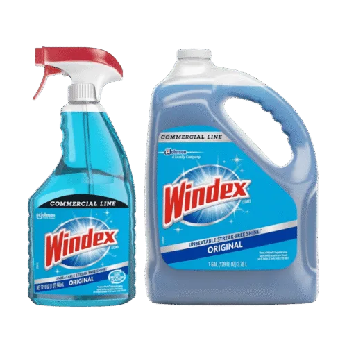 Windex Original Commercial Line Glass Cleaner & Refill Bundle
