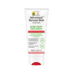 Advanced Korean Skin Acne Fight Face Wash with Salicylic Acid, Azelaic Acid & Tea Tree Oil