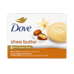 Dove Shea Butter Beauty Bar with ¼ Moisturizing Cream & Vanilla Scent 106g