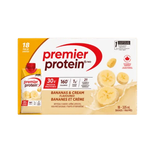 Premier Protein Bananas & Cream Flavoured Nutrition Shake
