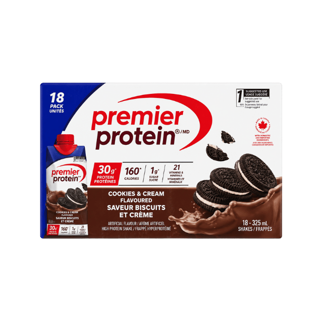 Premier Protein Cookies & Cream Flavoured Nutrition Shake