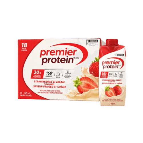 Premier Protein Strawberry & Cream Flavoured Nutrition Shake