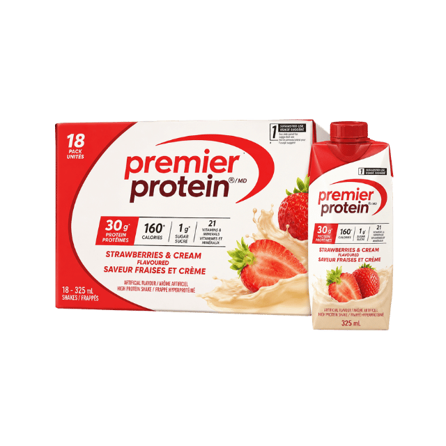 Premier Protein Strawberry & Cream Flavoured Nutrition Shake