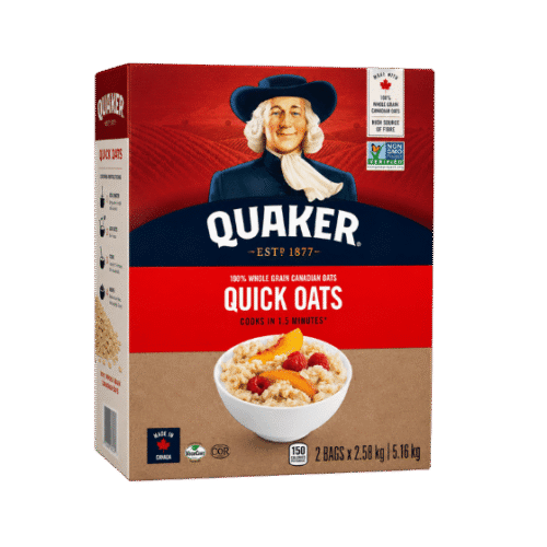 Quaker Quick Oats 100% Canadian Oatmeal