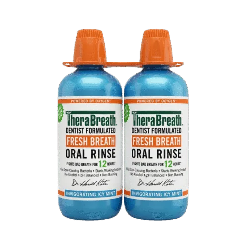 TheraBreath Dentist Formulated Fresh Breath Oral Rinse 2-in-1