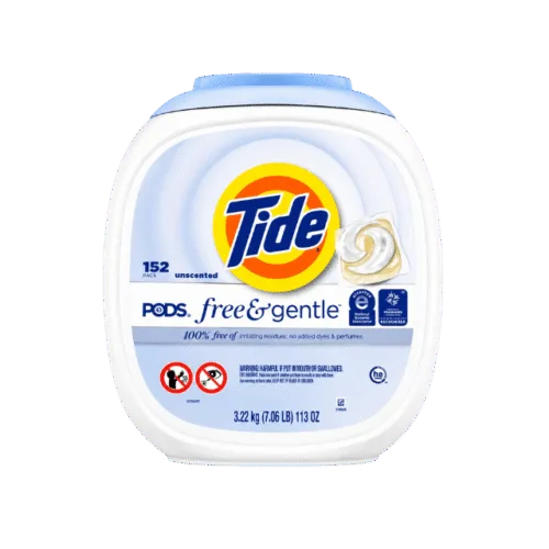 Tide PODS Free & Gentle Laundry Detergent