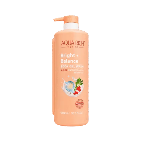 AQUA RICH Bright + balance Body Gel Wash