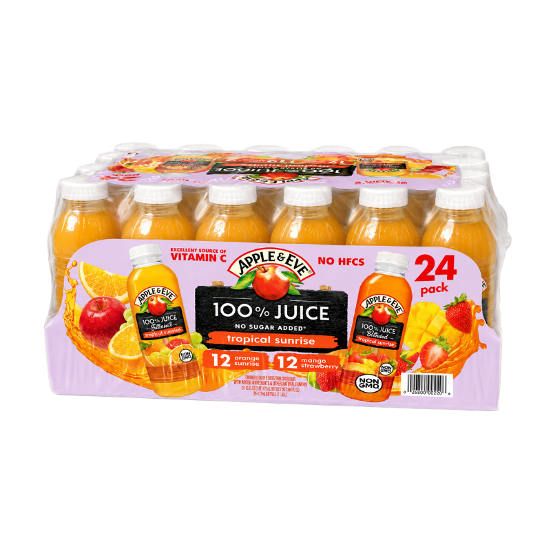 Apple & Eve 100% Juice Tropical Sunrise – 24 Pack